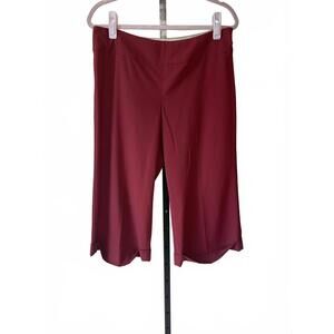 Y2K The Limited Cassidy Fit Women's Capris Pants Size 10 Burgundy